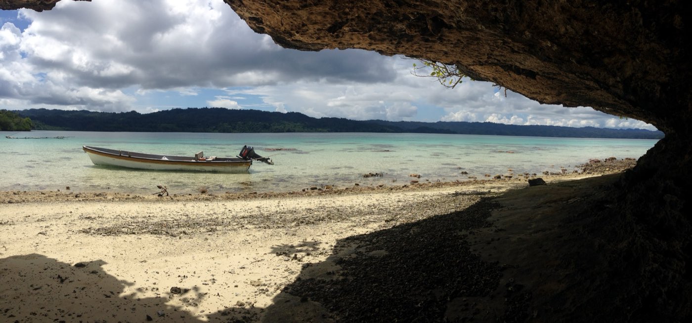 Sheltered cove